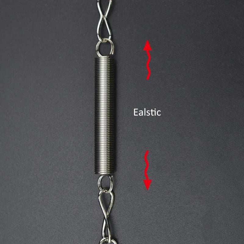 Essilnn Hanging Squirrel Feeder Outside Corn Cobs Holder for Squirrels Chipmunk Funny Toy (Stainless Steel B) - Image 5